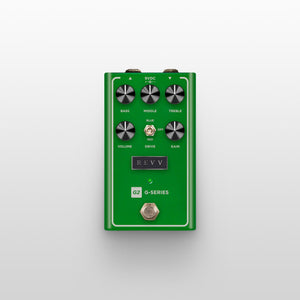 Revv Amps G2 Drive Pedal in green.