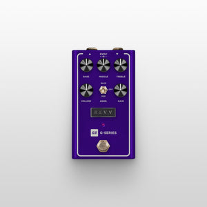 Revv Amps G3 Distortion Pedal in purple.